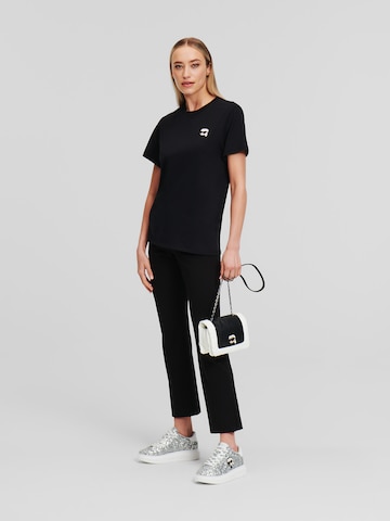 Karl Lagerfeld T-shirt 'IKON' i svart