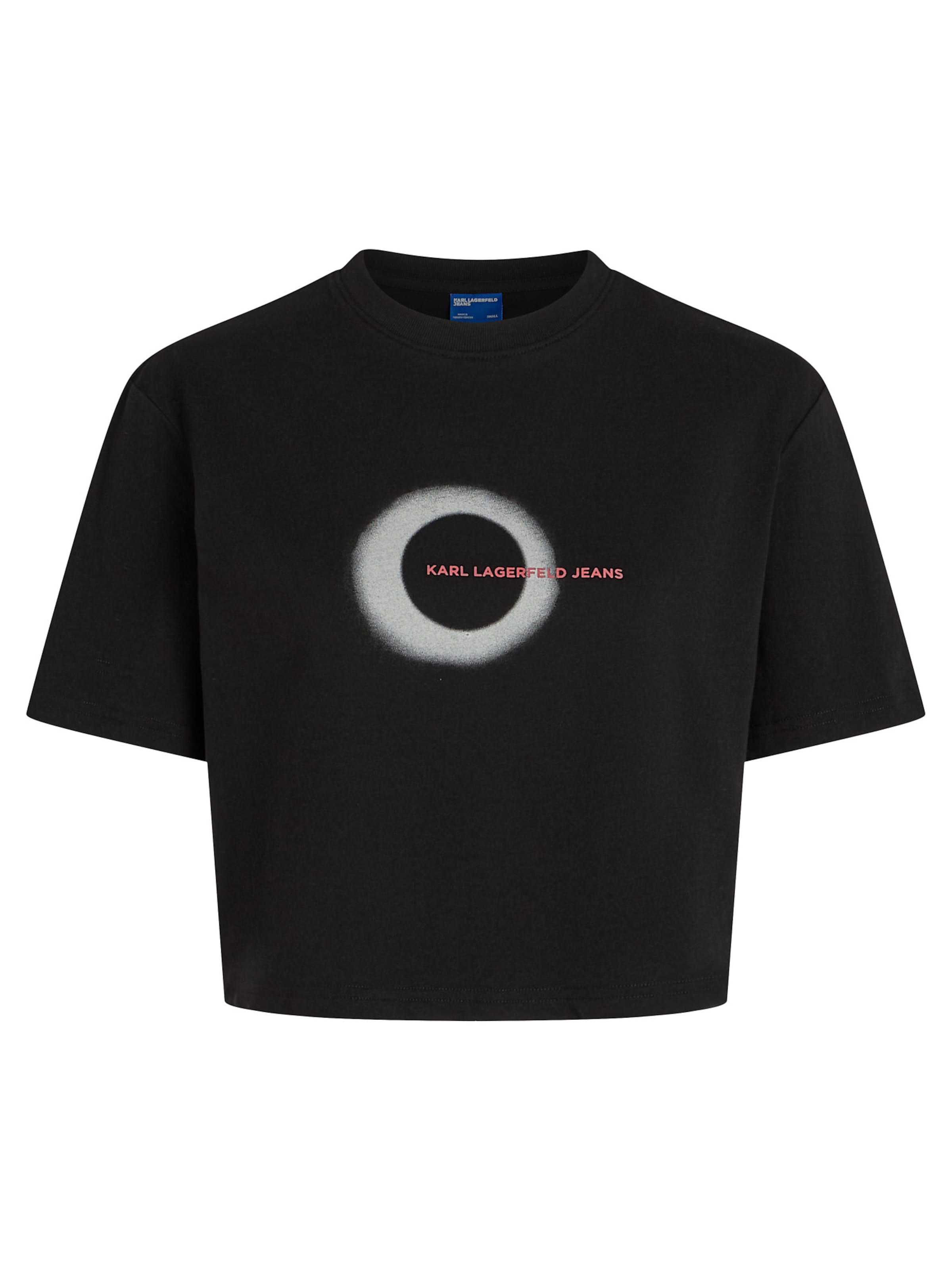 KARL LAGERFELD JEANS Majica | črna barva: sprednja stran
