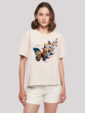 F4NT4STIC Shirt 'Schmetterling' in Roze