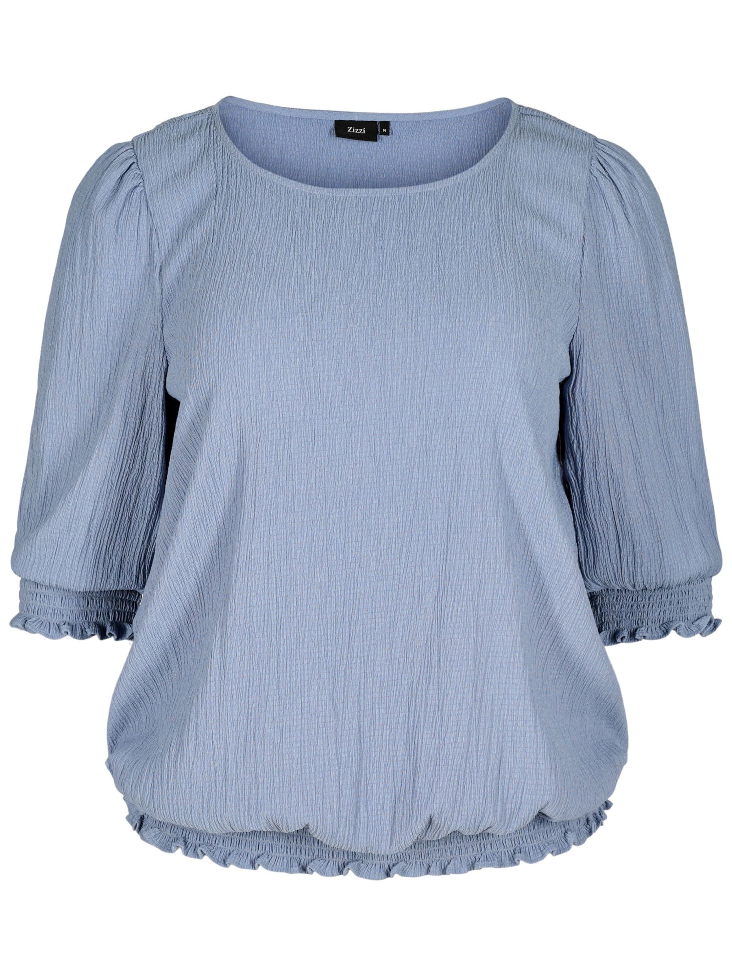 Abbigliamento Taglie comode Zizzi Camicia da donna XSUS in Blu 