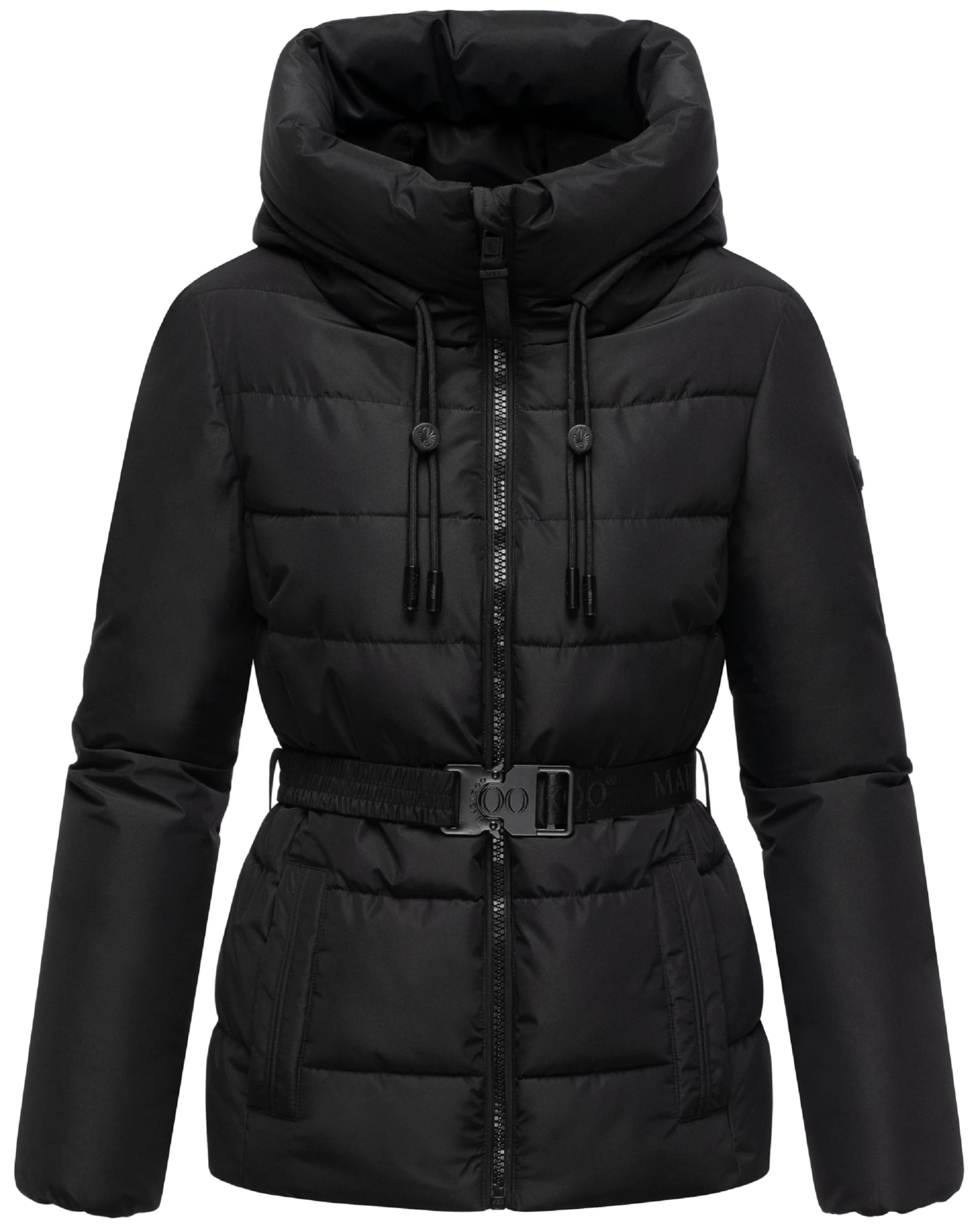 MARIKOO Зимно яке 'Himee 16' в черно: отпред