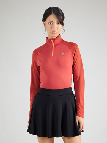 ODLO Performance Shirt 'Essential' in Red: front