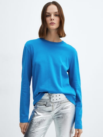 MANGO Shirt 'BIRITA' in Blue: front