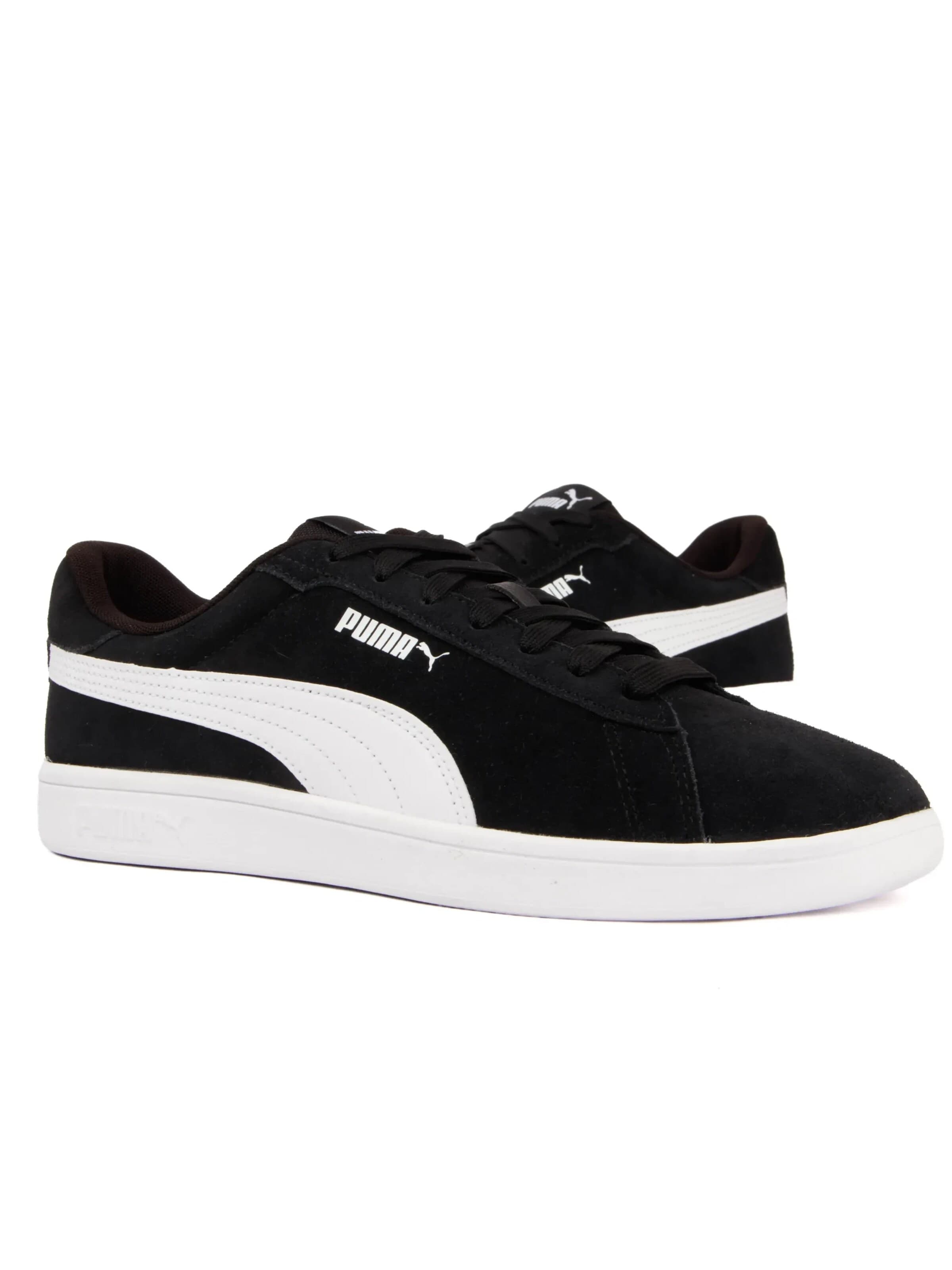 PUMA - Botines con cordones 'Smash 3 SD' en negro