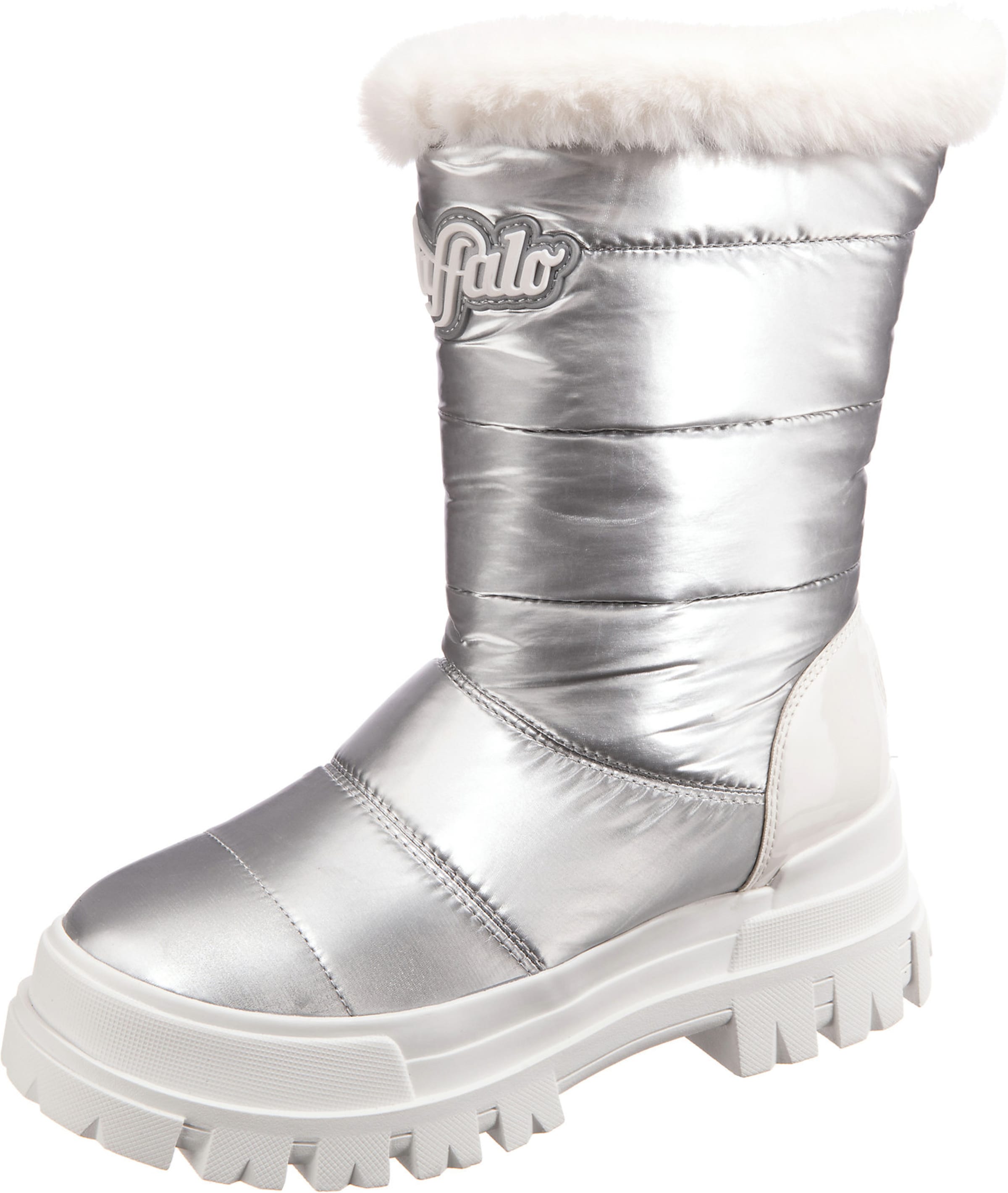 Après-ski 'Aspha' BUFFALO en argent : devant