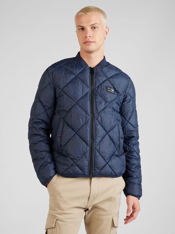 QS - Chaqueta de entretiempo en azul: frente