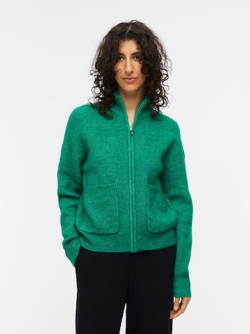 OBJECT Knit Cardigan in Green: front