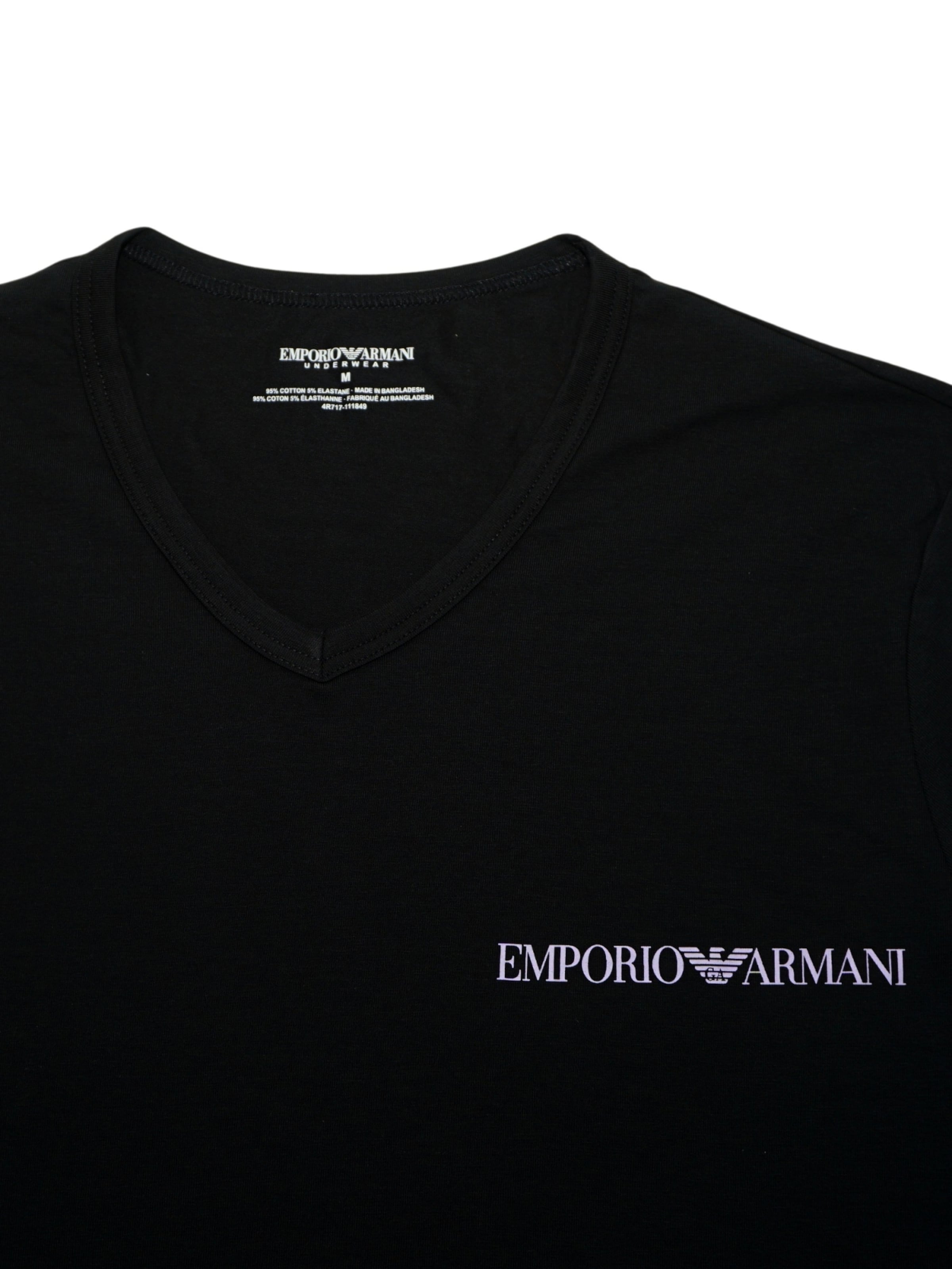 Maglietta di Emporio Armani in nero