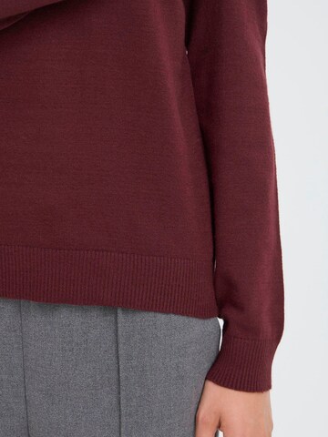 Oxmo Trui ' OXBMMNORA RAGLAN JUMPER ' in Rood
