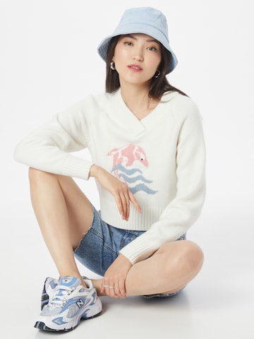 Monki Pullover in Weiß