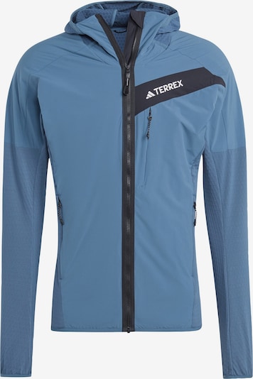 ADIDAS TERREX Athletic Fleece Jacket 'Techrock' in Grey, Item view