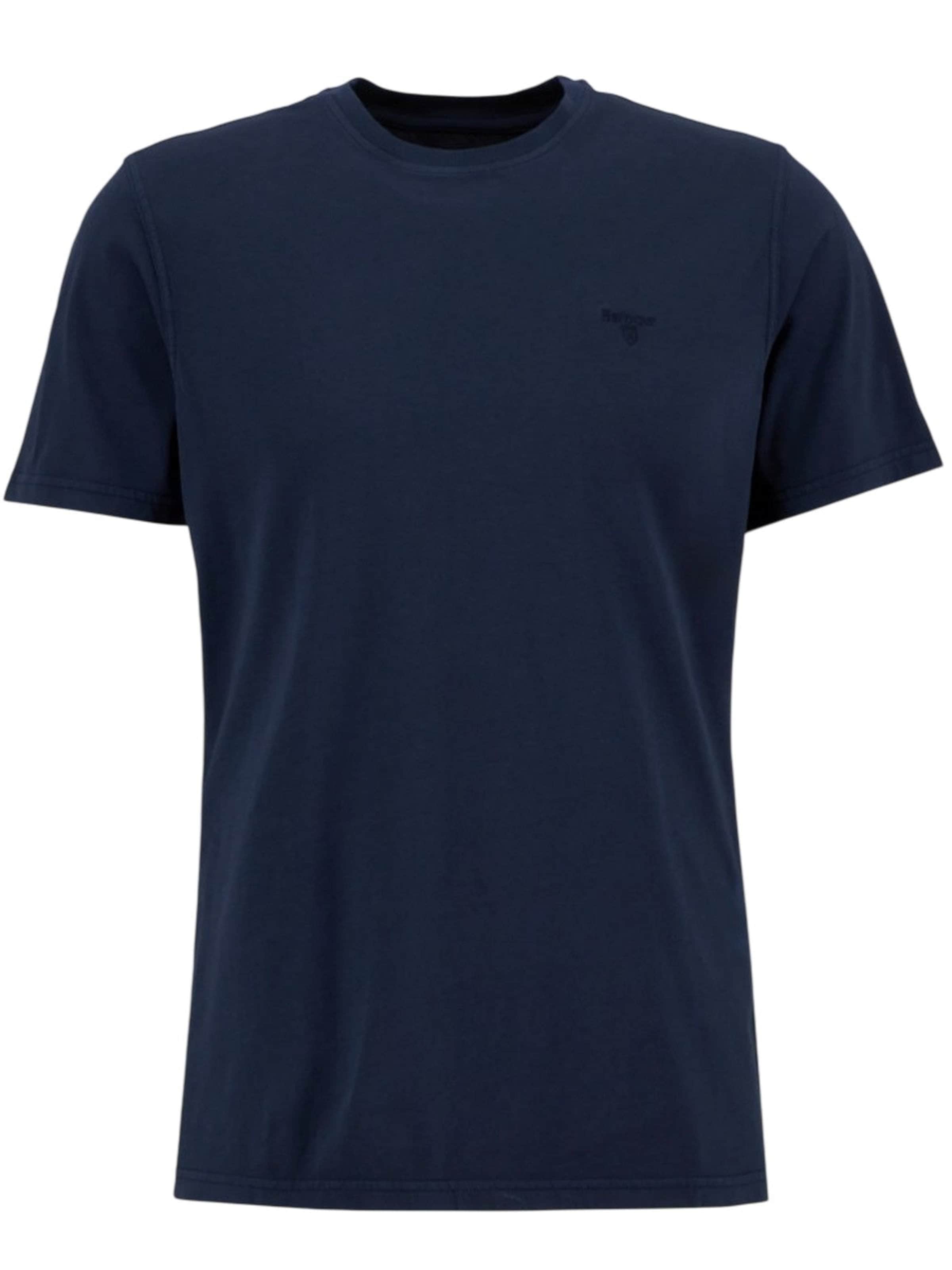 T-Shirt Barbour en bleu : devant