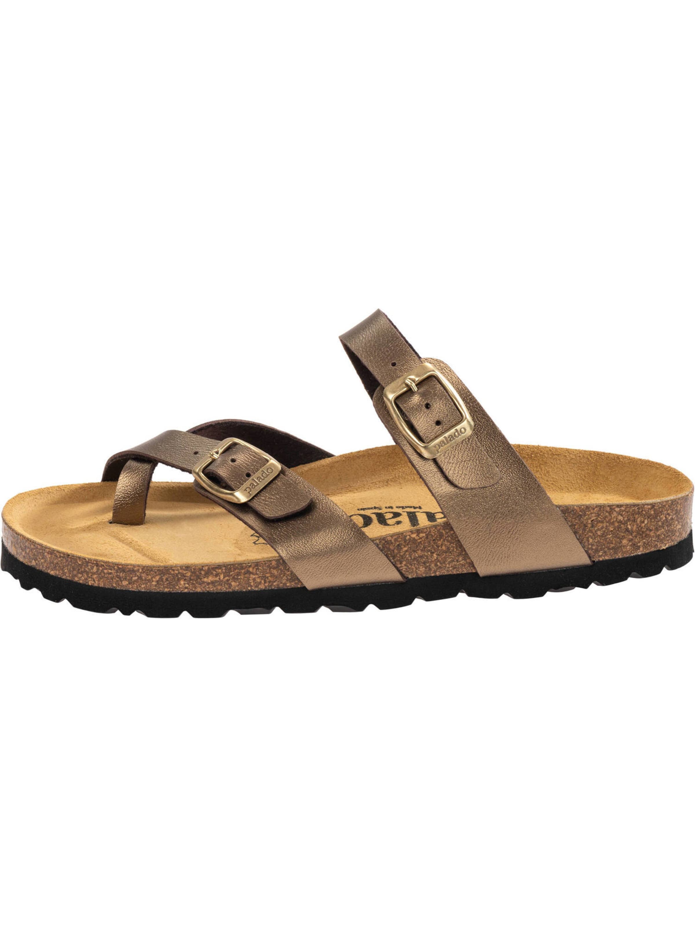 Palado T-bar sandals 'Cres' in Bronze: front