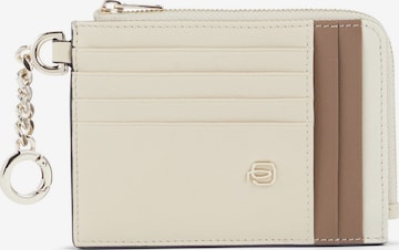Porte-monnaies Piquadro en beige : devant
