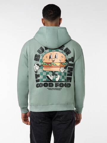Sublevel Sweatshirt in Groen: voorkant