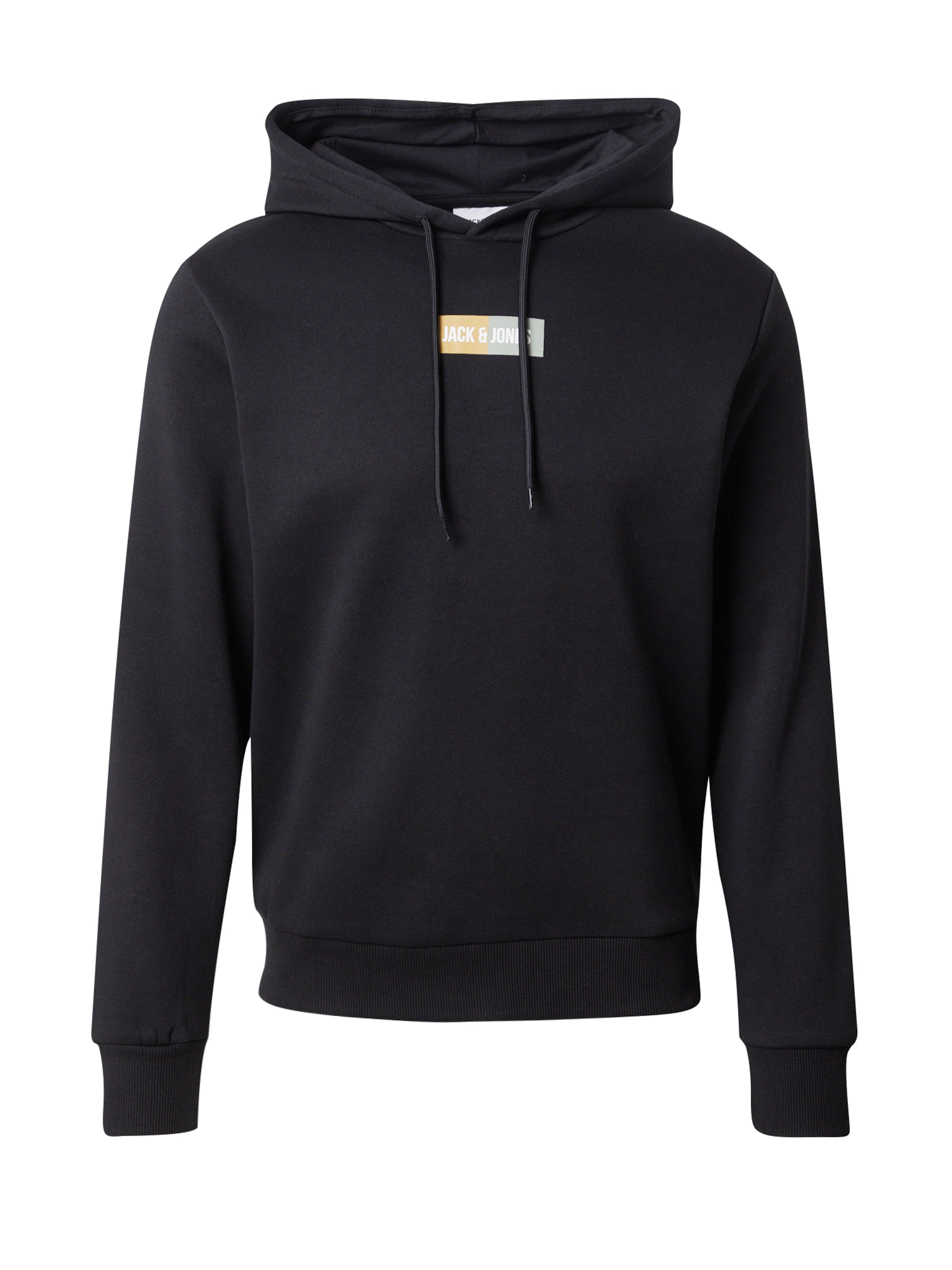 JACK & JONES Sweatshirt 'JJPAN' in Black: front