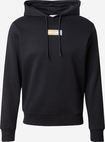 Sweat-shirt 'JJPAN' JACK & JONES en noir : devant