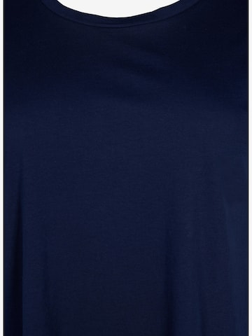 Zizzi Koszulka 'KATJA' w kolorze niebieski