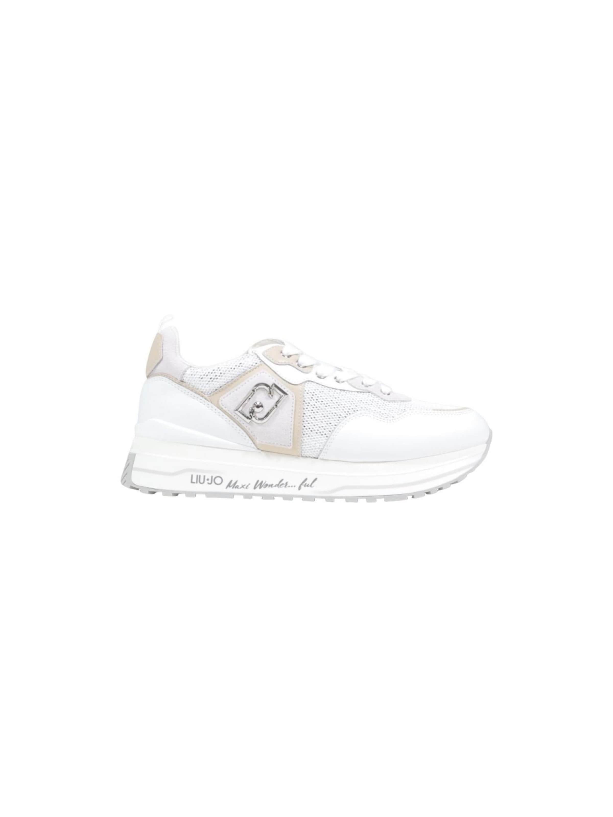 Liu Jo - Zapatillas deportivas bajas 'LIU JO MAXI WONDER 01 BA6009PX077' en blanco: frente
