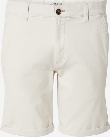 Pantaloni chino 'JPSTFury' di JACK & JONES in grigio: frontale