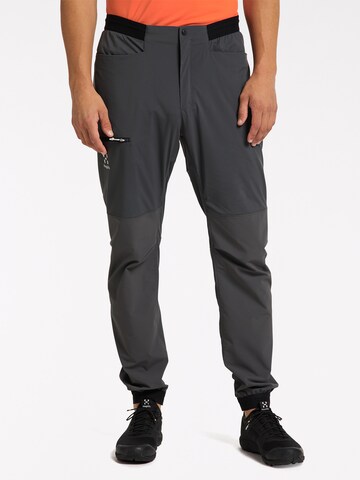 Haglöfs Regular Outdoor Pants 'L.I.M Rugged' in Grey: front