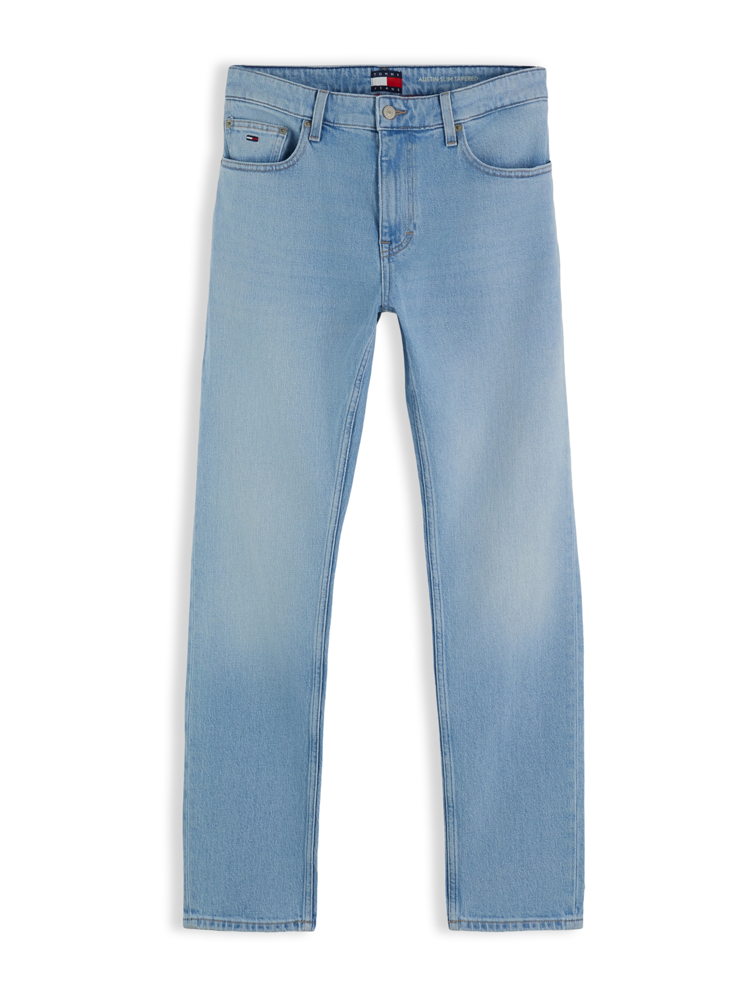 Tommy Jeans Slimfit Jeans 'AUSTIN' in Blauw: voorkant