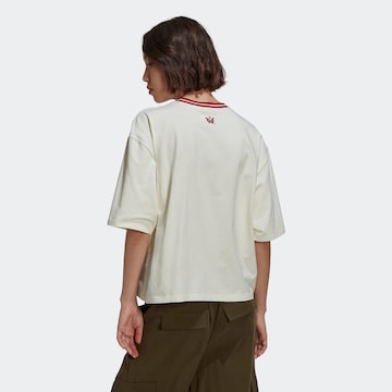 ADIDAS ORIGINALS Shirt 'Thebe Magugu Loose' in Weiß