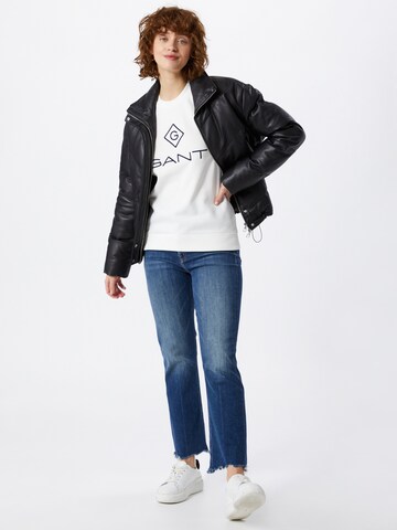 GANT Sweatshirt 'Lock Up' in White