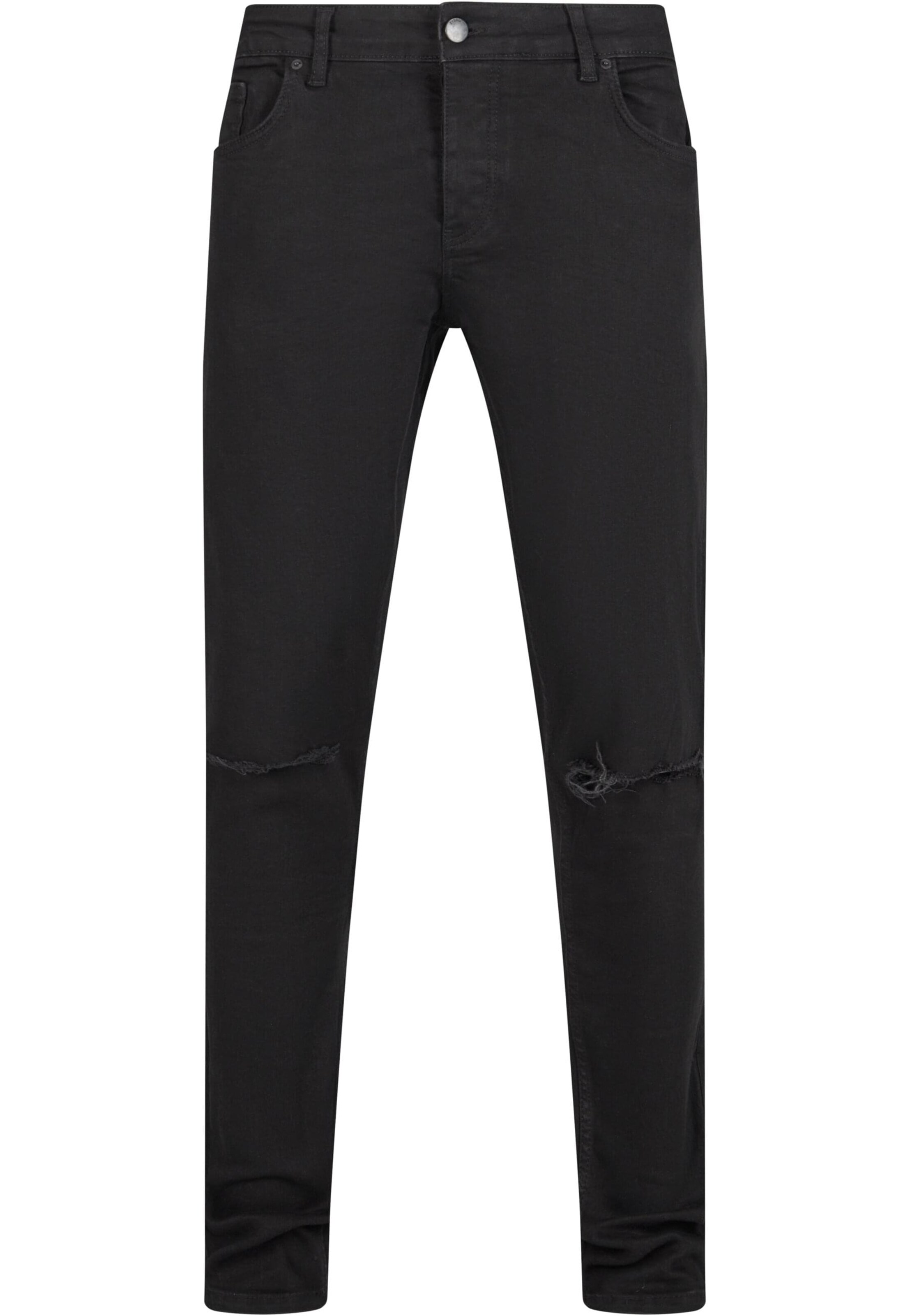 2Y Premium Slim fit Jeans in Black: front