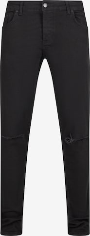 2Y Premium Slim fit Jeans in Black: front