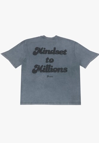 Dropsize T-Shirt 'Mindset' in Grau