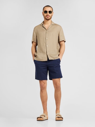 DRYKORN Comfort fit Button Up Shirt 'BIJAN_2' in Brown