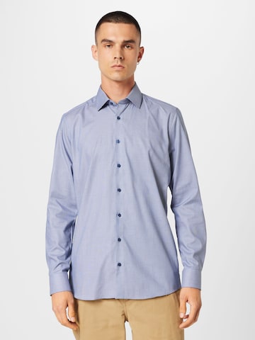 OLYMP Regular fit Button Up Shirt 'Level 5' in Blue: front