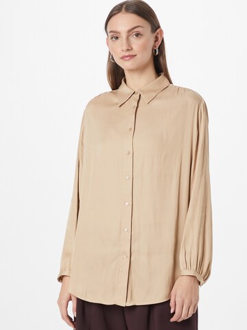 OPUS Blouse 'Fobin' in Beige: front