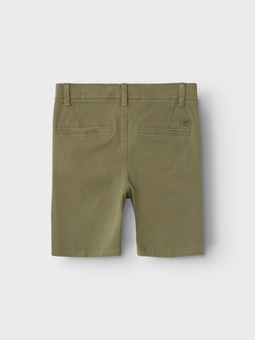 NAME IT Slimfit Broek 'SILAS' in Groen