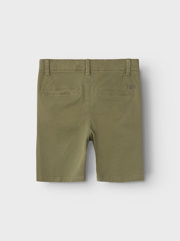 Coupe slim Pantalon 'SILAS' NAME IT en vert