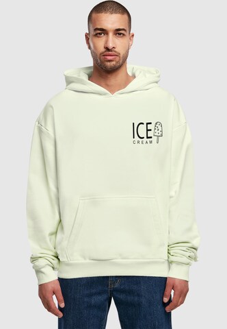 Merchcode Sweatshirt 'Ice Cream' in Green