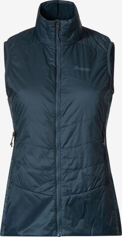 Bergans Bodywarmer in Blauw: voorkant