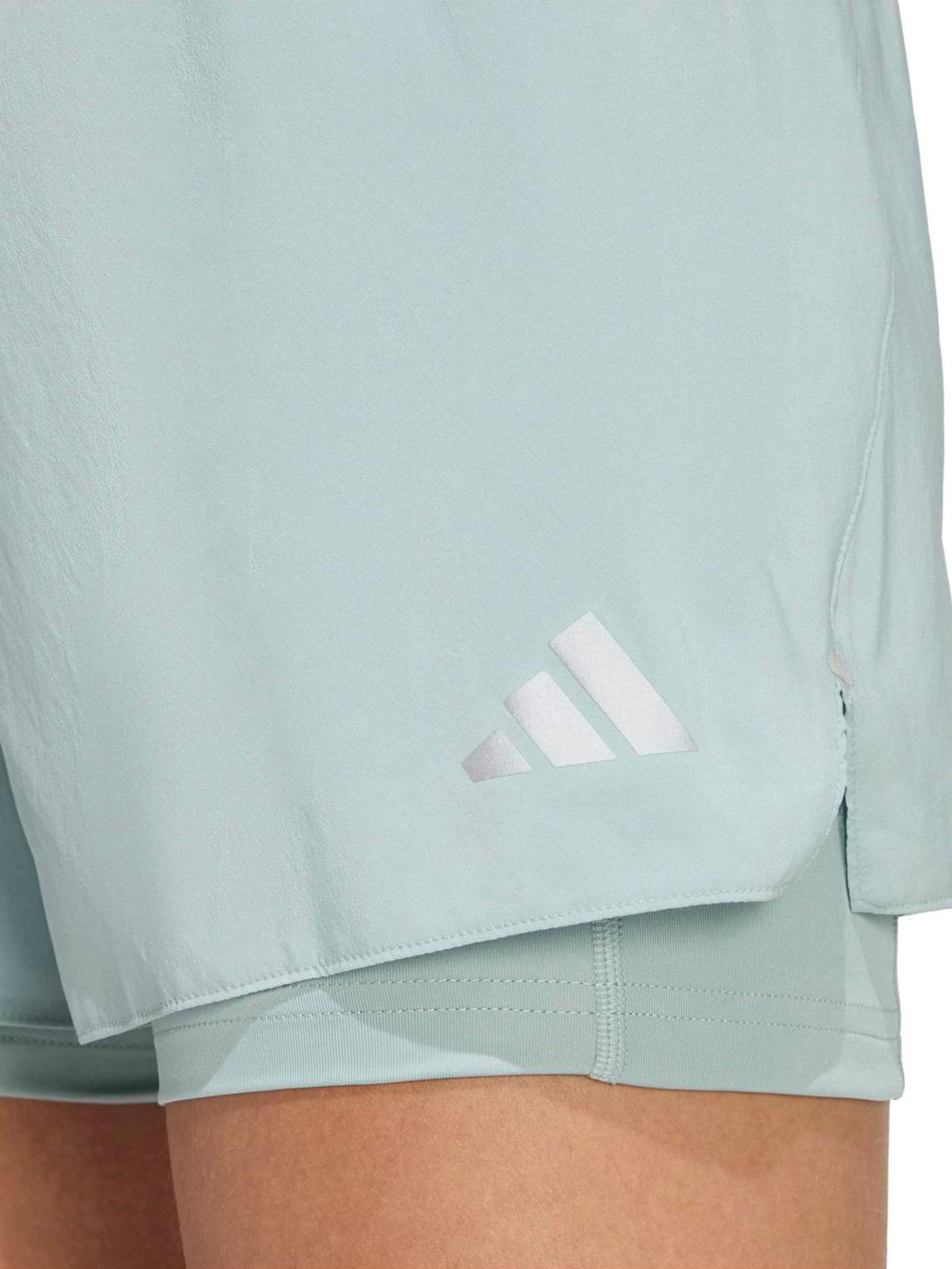 ADIDAS PERFORMANCE Regular Workout Pants 'Ess' in Green