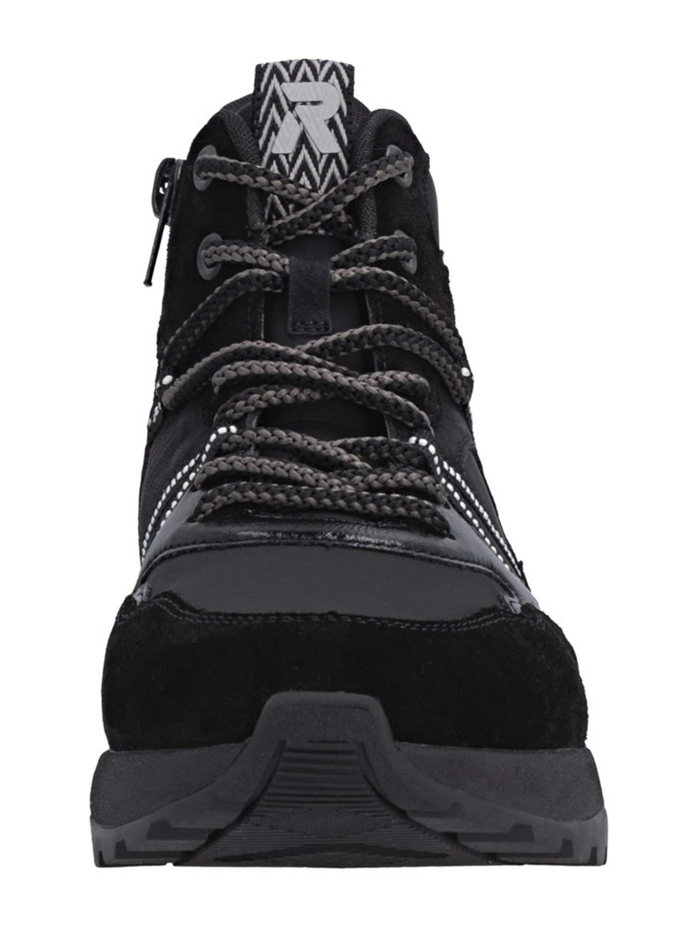 Rieker Sport Stövlett med snörning i svart