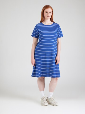 Abito 'CARMAY' di ONLY Carmakoma in blu: frontale