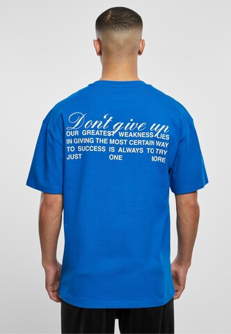 9N1M SENSE Shirt 'Dont't Give Up' in Blauw
