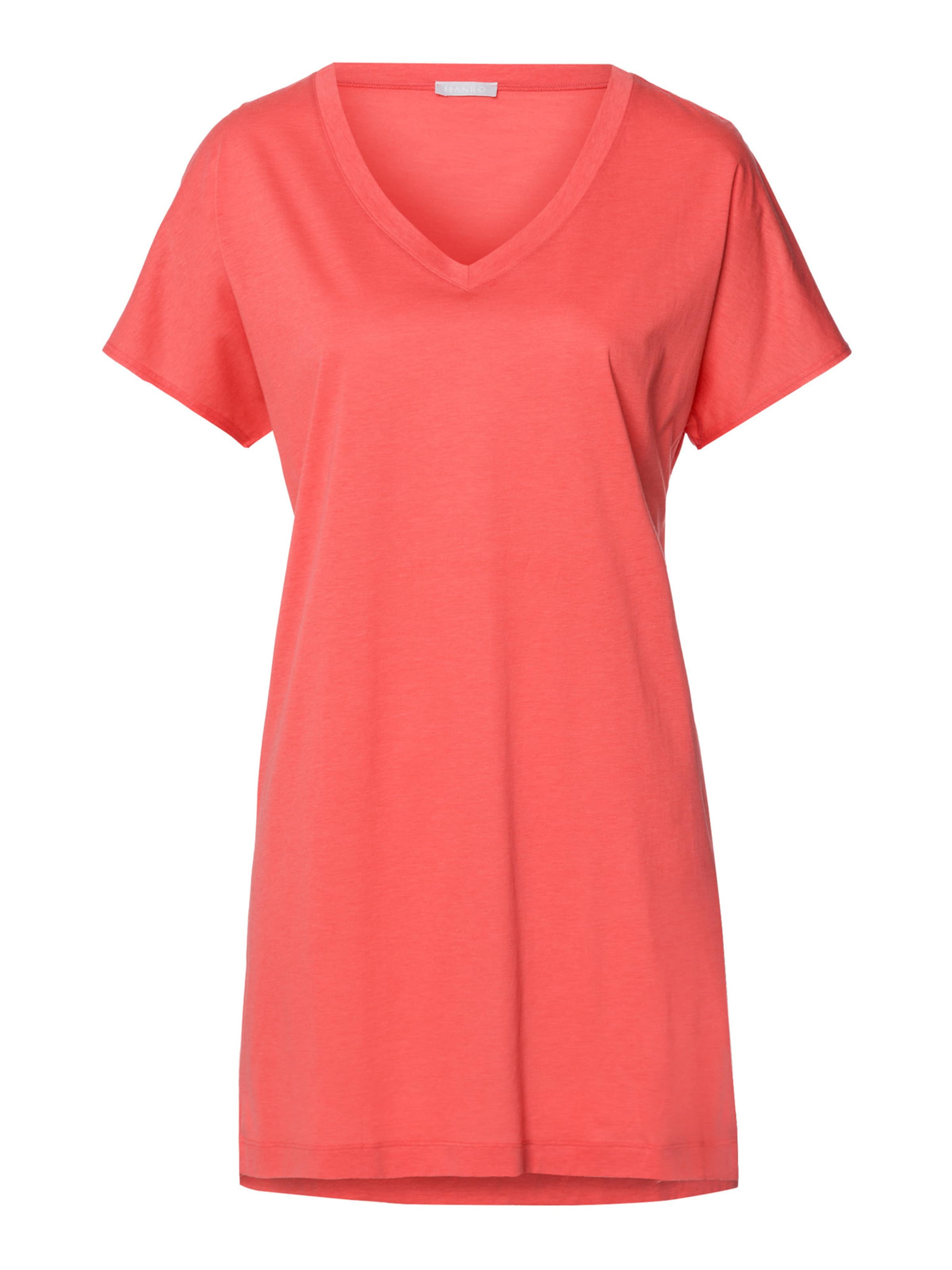Hanro Nightgown ' Laura ' in Red: front