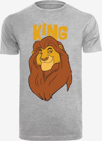 T-Shirt 'Disney The König Der Löwen Mufasa King' F4NT4STIC en gris : devant