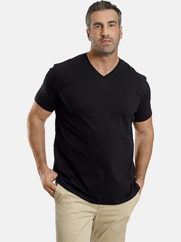 Charles Colby Shirt 'Earl Mills' in Black: front