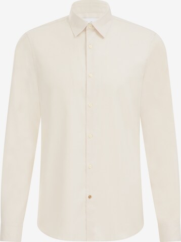 WE Fashion - Camisa de negocios en blanco: frente