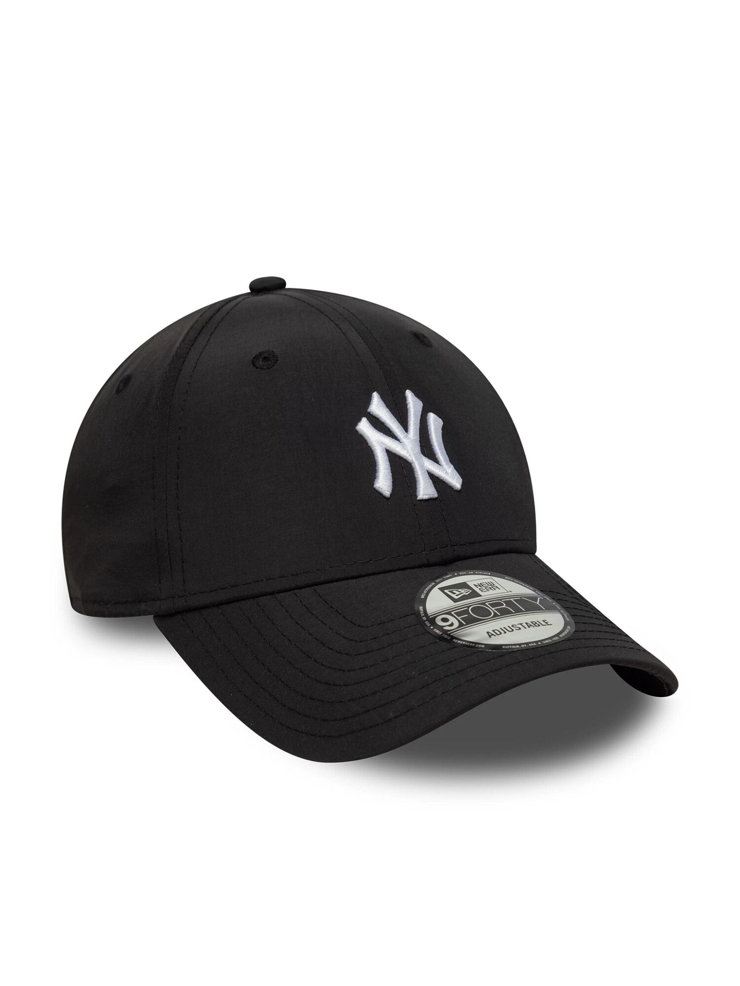 NEW ERA Athletic Cap '9FORTY New York Yankees MLB Recycled Midi' in Black