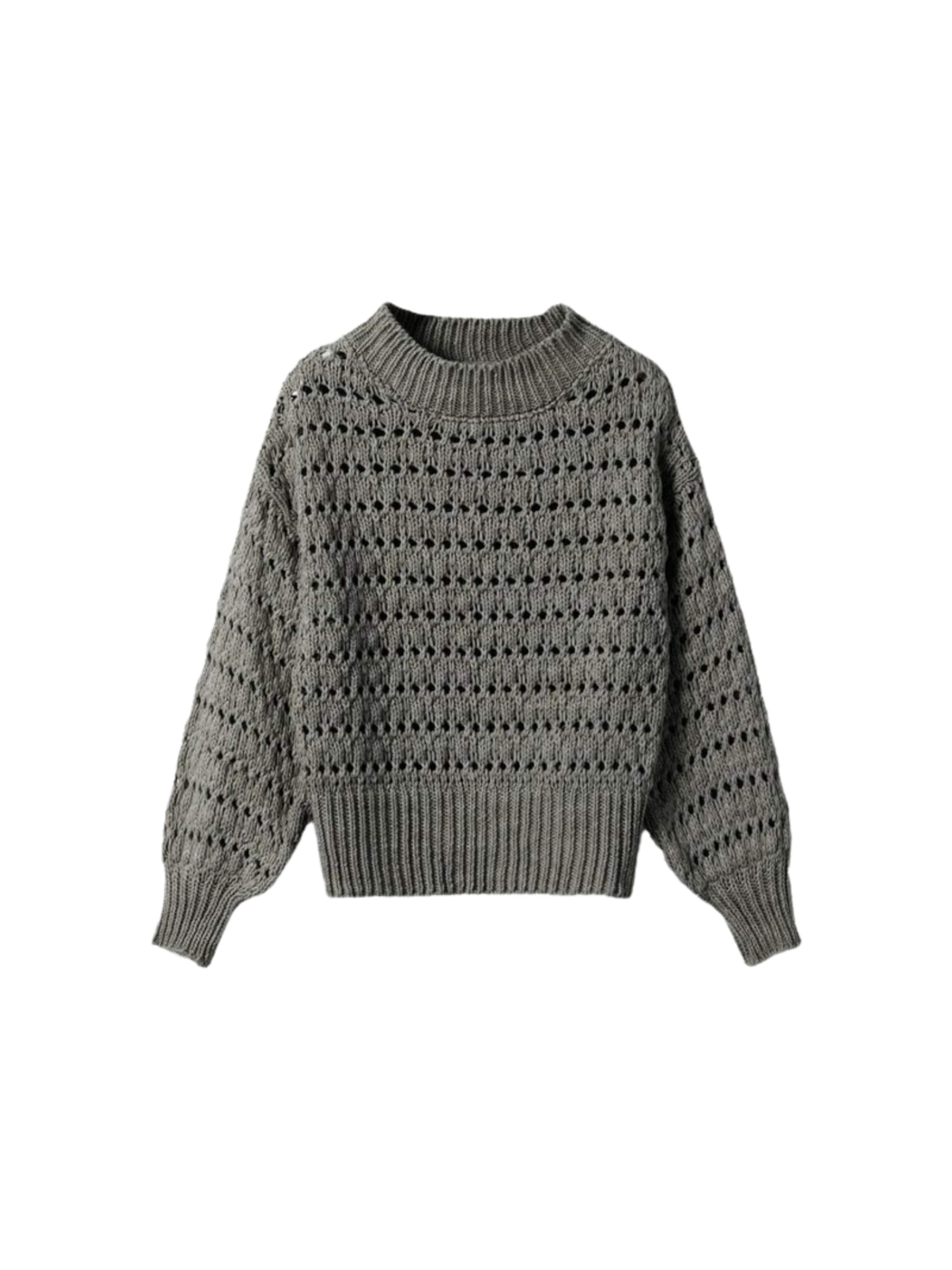 Pull-over ' Loranne ' Noella en gris : devant