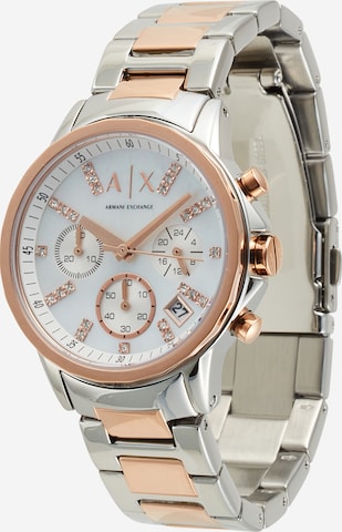 ARMANI EXCHANGE Analoog horloge in Zilver: voorkant