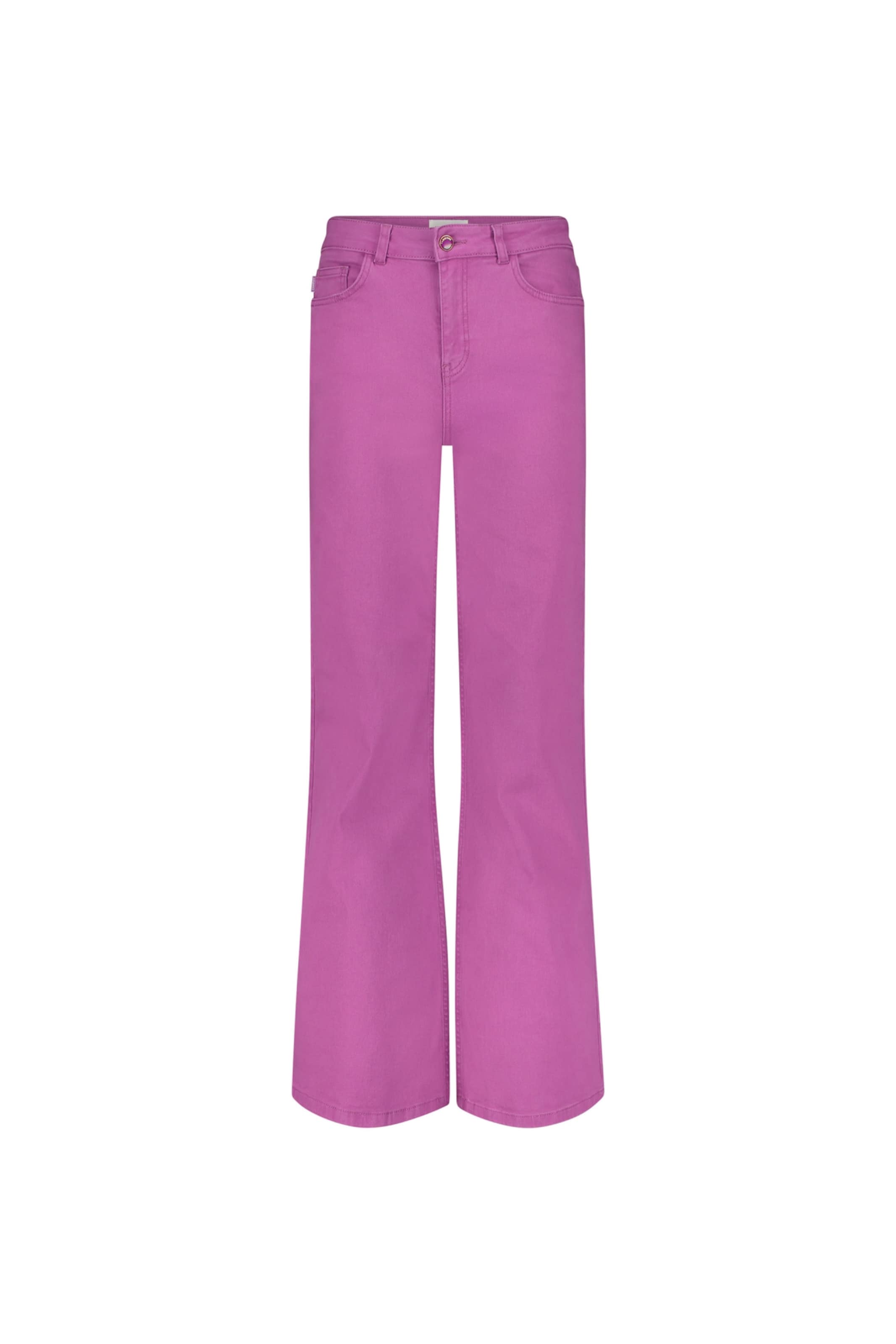 Fabienne Chapot Wide leg Jeans in Lila: voorkant